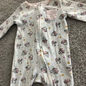 Disney Baby Pink and White Pajamas